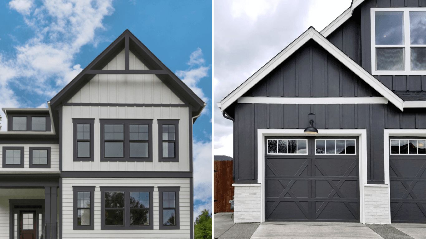The most popular house colors to inspire your siding: Contrasting Trim The most popular house colors to inspire your siding: Contrasting Trim