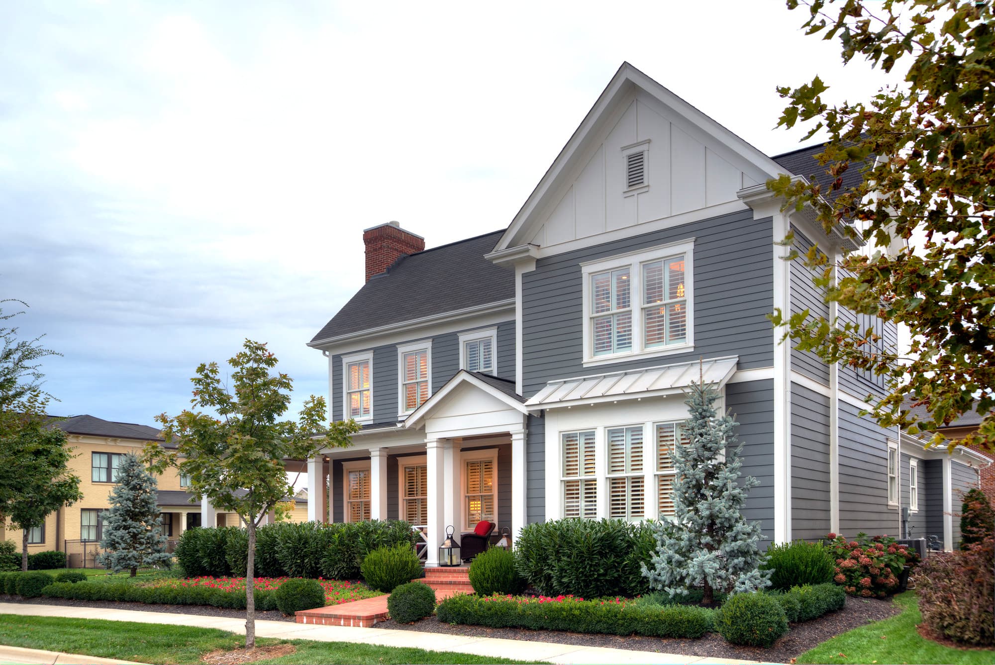 The most popular house colors to inspire your siding: Gray Timeless Appeal